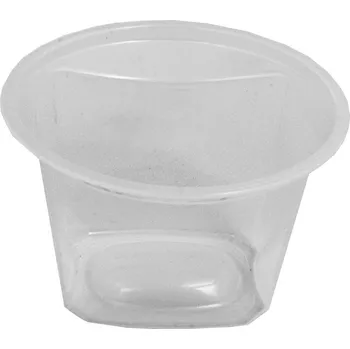 Jednorázové nádobí kelímek 140 ml, PP - transparentní (50 ks/balení)