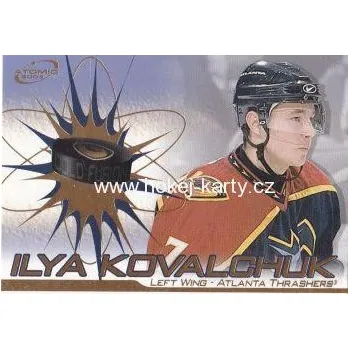 Karetní hra insert karta ILYA KOVALCHUK 02-03 Atomic Cold Fusion číslo 3