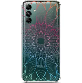 Pouzdro na mobilní telefon Kryt Samsung A04s Rainbow Mandala (obal neboli pouzdro na Samsung A04s)