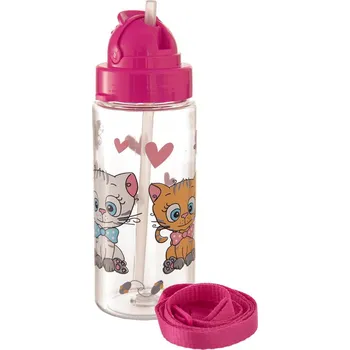 Láhev Dětská tritanová láhev 500 ml kocouři