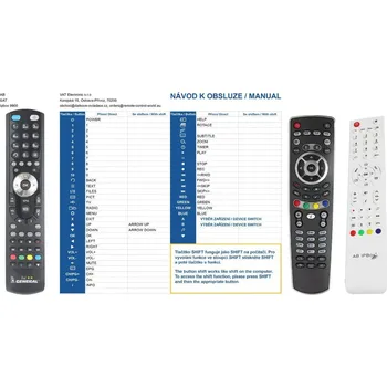 Dálkový ovladač General AB IPBOX 55, 99, 9900 - náhradní dálkový ovladač