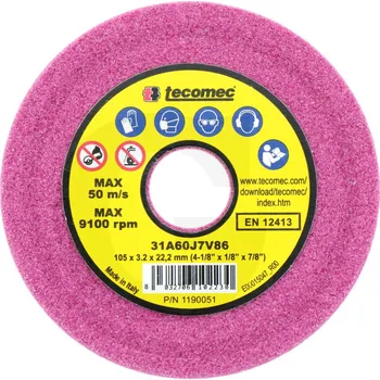 Brusný kotouč Brusný kotouč Tecomec 105x22,2x3,2mm