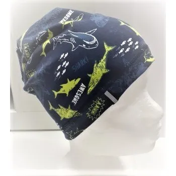 Čepice Fantom Bavlněná SLABÁ čepice s potiskem - ŽRALOCI velikost: 50