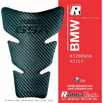 Polep vozidla Rubbatech Tankpad UT5 Carbon BMW R1200 GSA AC/LC