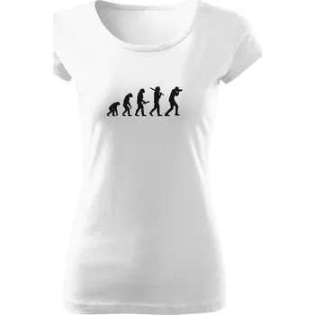 Dámské tričko Tričko s potiskem Evoluce dámské