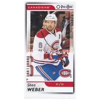 Karetní hra insert karta SHEA WEBER 17-18 OPC Minis číslo M-19