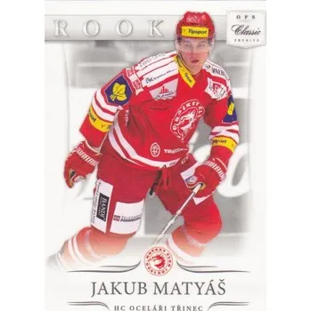 Sběratelská karetní hra řadová RC karta JAKUB MATYÁŠ 14-15 OFS Classic Ser. 2 Rookie číslo 307
