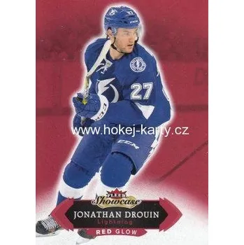 Sběratelská karetní hra paralel karta JONATHAN DROUIN 16-17 Fleer Showcase Red Glow číslo 23
