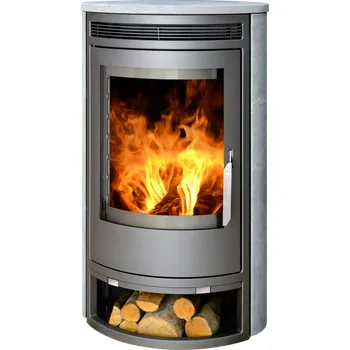 Krbová kamna Krbová kamna ABX Arktis 8 mastek (šedý) vč. horní desky