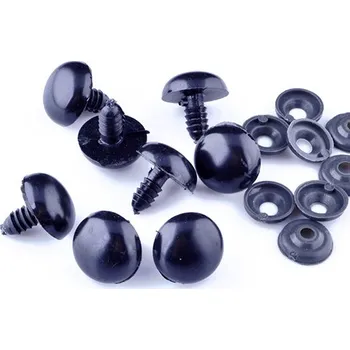 Bezpečnostní oči 18mm, černé (1pár)