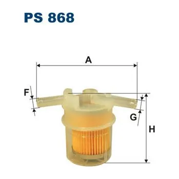 Filtr do auta palivovy filtr, , 16900SE0000, 16900SE0003, 16900SE0004, 16900SED003, 16900SEO003, 16900SEO004, 25121675, FS19, FILTRON, PS 868