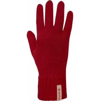 Rukavice Kama pletené Merino rukavice R101 124 - tmavě červená L