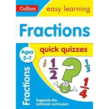 Učebnice Fractions Quick Quizzes Ages 5-7 - Collins Easy Learning