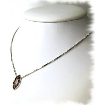 Náhrdelník bílé zlato 42 cm