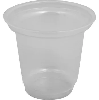 Jednorázové nádobí kelímek 250 ml, PP - transparentní (68 ks/balení)