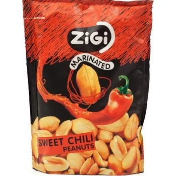 Koření Zigi marinated sweet chilli arašídy s příchutí sladkého chilli 70 g