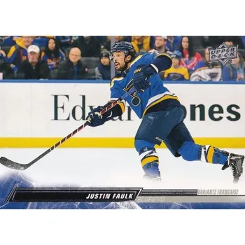 Sběratelská karetní hra paralel karta JUSTIN FAULK 22-23 UD Ser. 1 French číslo 158
