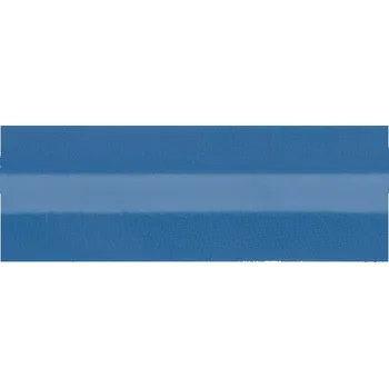 Saténový lemovací proužek, zažehlený, kobaltový, 20mm