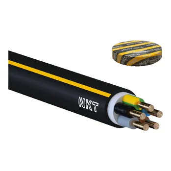 elektrický kabel CYKY-J 5x2,5, kruh, 100m, NKT