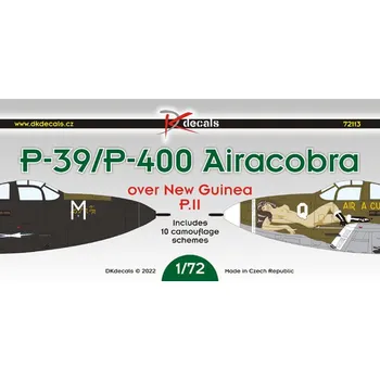Plastikový model 1/72 P-39/P-400 Airacobra o.N.Guinea II (10x camo)
