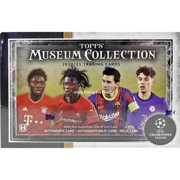 Sběratelský sportovní předmět 2020-21 Topps UEFA Champions League Museum Collection Soccer Hobby Box