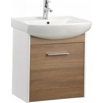 KFA Sella Platinum skříňka pod umyvadlo 40cm bílá + hnědá (5906031447324)