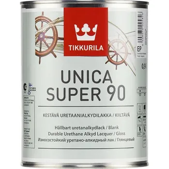 Lak na dřevo Tikkurila Unica Super 90 - 0,9l Odstín: Transparentní
