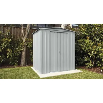 Zahradní domek Plechový zahradní domek GLOBEL Dream 6x5 171 x 144 cm stříbrný