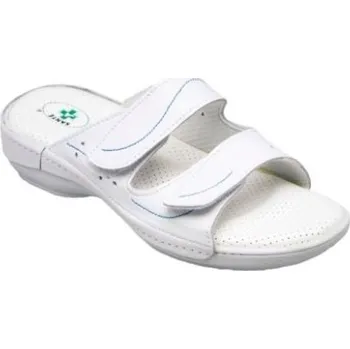 Dámská zdravotní obuv N/124/1/10 BÍLÁ Barva: Bílá, Velikost: 38, Stélka: Kožená