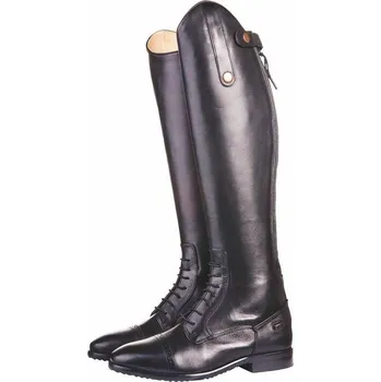 Jezdecká obuv HKM Boty jezdecké Valencia HKM, extra úzké lýtko/vysoké, černé 35