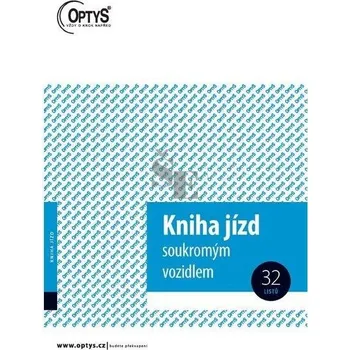 Kniha jízd soukromého vozidla A5 OPTYS 1169 nečíslovaná