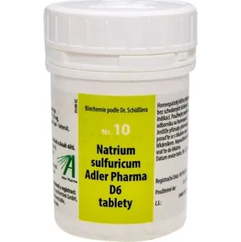 Homeopatikum Adler Pharma Schüsslerovy soli – Nr. 10 Natrium sulfuricum D6 2000 tablet