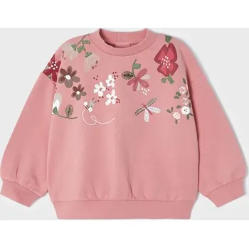 Dívčí mikina Mikina Mayoral 2429 růžová Rozměr: 12 měsíců, 80 cm