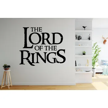 Samolepící dekorace Lepy.cz Samolepka na zeď Pán prstenů - nápis Velikost (šířka x výška): 95x78cm, Barevná varianta: Tyrkysová modrá