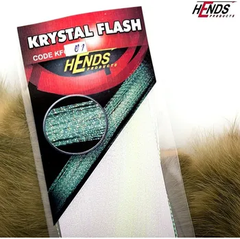 Hends Products Perleťové kroucené vlasy Hends Krystal Flash Barva: Bílá