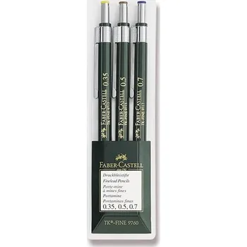 Mechanická tužka Faber-Castell TK Fine sada 3 ks