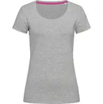 Stedman Dámské strečové tričko Crew Neck Claire Barva: Šedý melír, Velikost: XL
