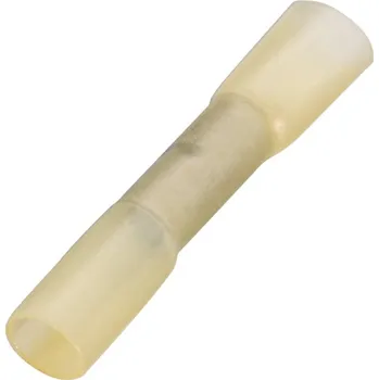 Kabelové oko 363504/5 Spojka lisovací Cu s teplem smrštitelnou izolací 4 - 6 mm2, žlutá, SmallPack, Haupa