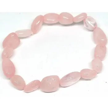 Náramek Růženínový náramek nepravidelné tvary drobnější