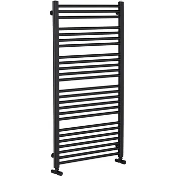 Radiátor CERANO - Otopné těleso Alberto- kombinované - 716W - černá matná - 1180x650 mm