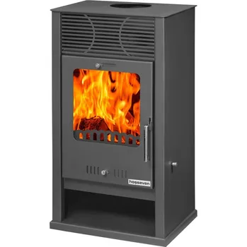 Krbová kamna Hoşseven Celine 7,8 kW černá