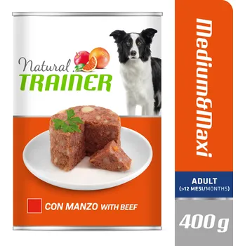Krmivo pro psa Konzerva Natural Trainer MAINT M&M ADULT hovězí 400 g LT