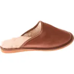 Pánské Kožené ručně vyrobené Pantofle GEPARD | koňak | 350AL42 Velikost: 45