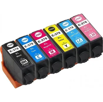 MULTIPACK EPSON 378XL T3798 CMYK (C13T37984010) (6ks) KOMPATIBILNÍ