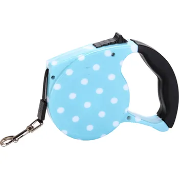 Vodítko pro psa Páskové samonavíjecí vodítko pro psa 5 m - modré