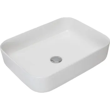 Umyvadlo BPS-koupelny Deskové keramické umyvadlo Modo 50 (50x39 cm)