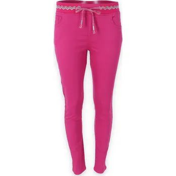 Dámské kalhoty Kalhoty džínové color Onado H2812 F barva: fuchsie, velikost: M