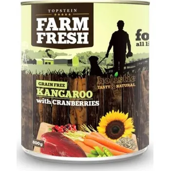 Krmivo pro psa FARM FRESH KANGAROO CRANBERIES 24x800g + extra výběr z 4000 produktů
