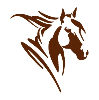 Samolepící dekorace Kůň 097 pravá (15 - hnědá) SAMOLEPKA NA AUTO, NÁLEPKA, FÓLIE, POLEP, TUNING, VLASTNÍ TEXT, TISK, AUTOSAMOLEPKY.cz, POLEPY, OBRÁZEK, LOGO, 3D STICKERS