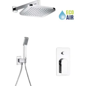 Sprchový set Sanjet Sprchový set INFINITY ECOAIR PT 30x30 cm (IEPV25)